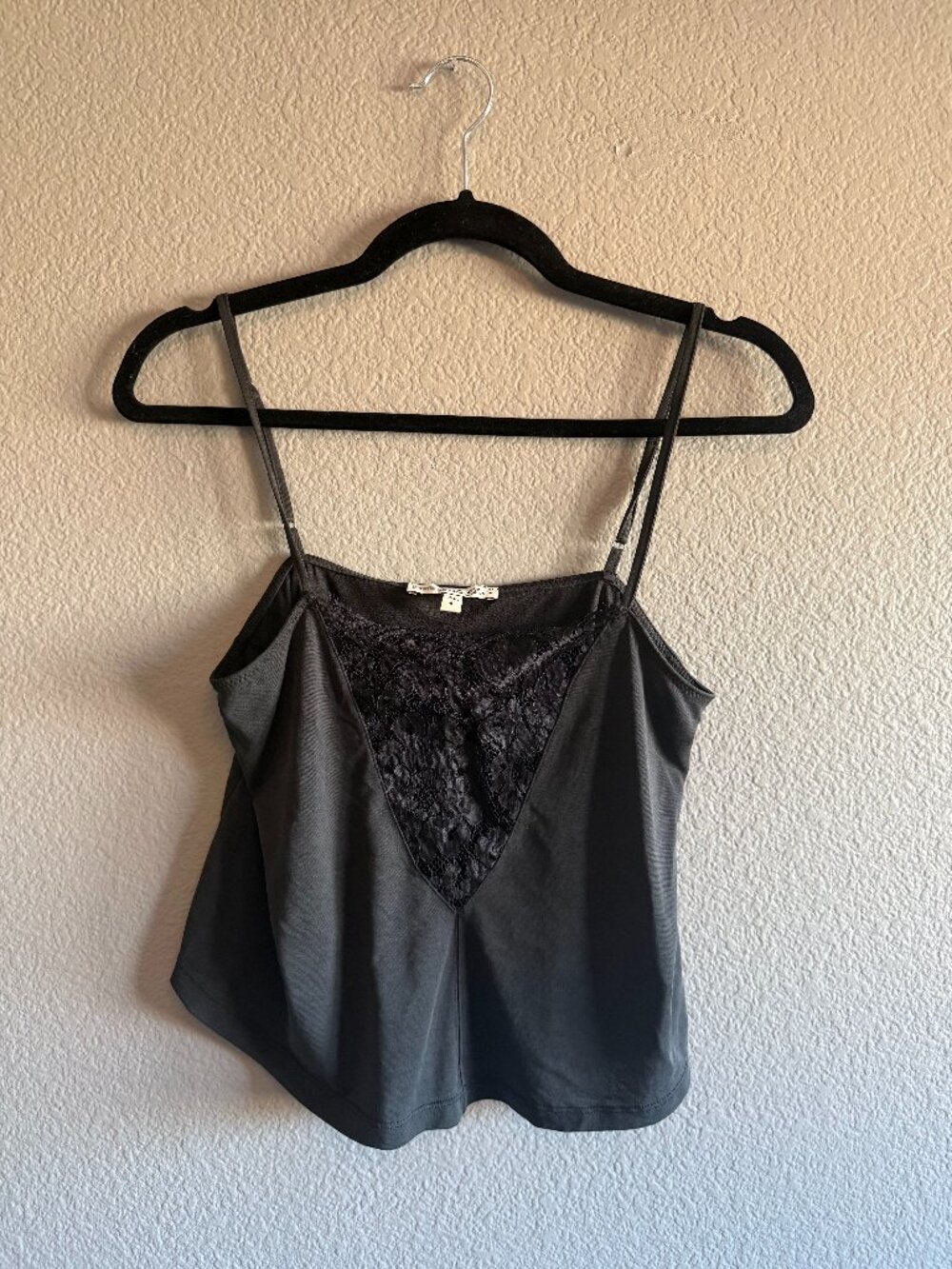 Lace Inset Tank Top